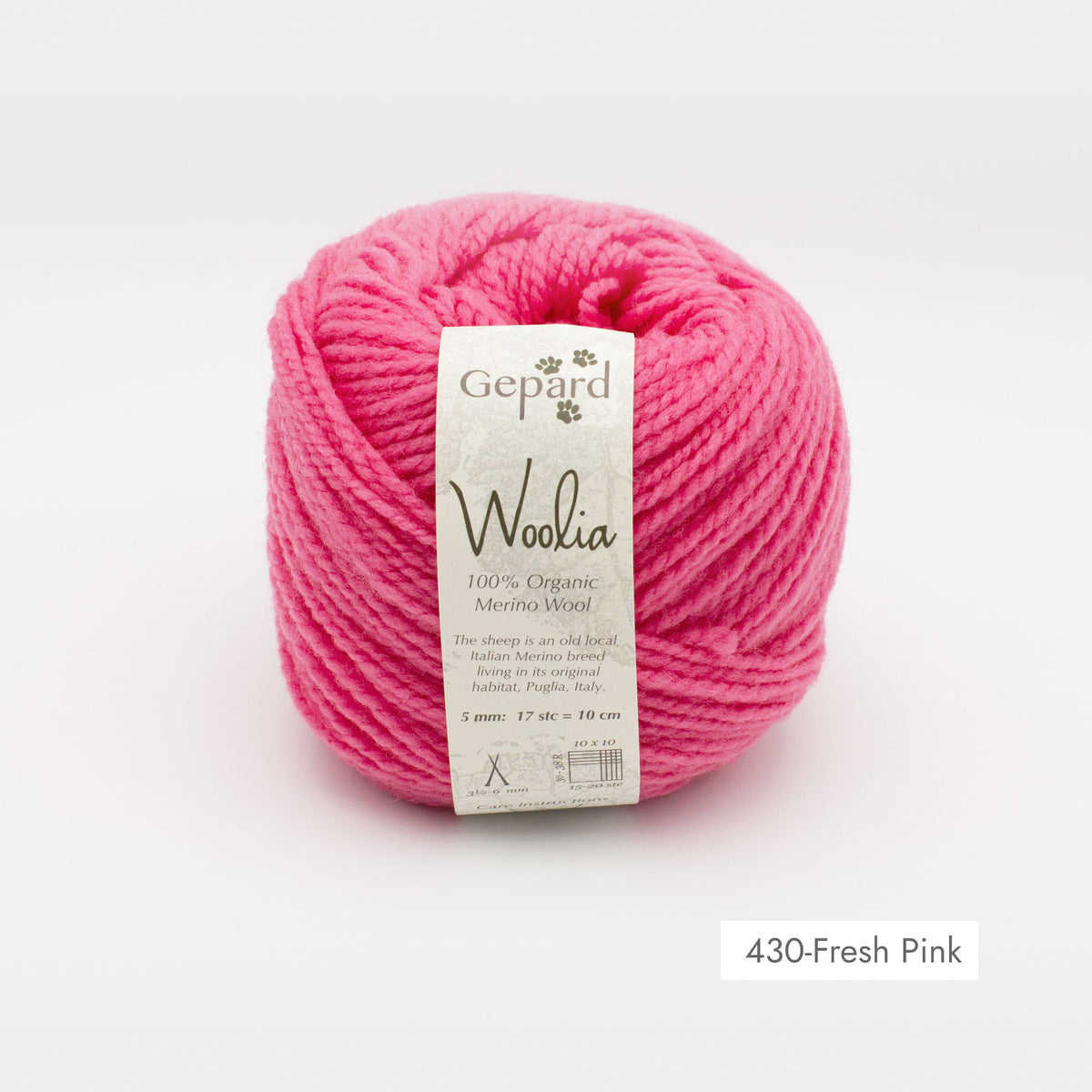 Pelote de Woolia de Gepard Garn coloris 430 Fresh Pink