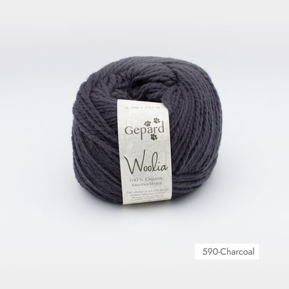 Pelote de Woolia de Gepard Garn coloris 590 Charcoal