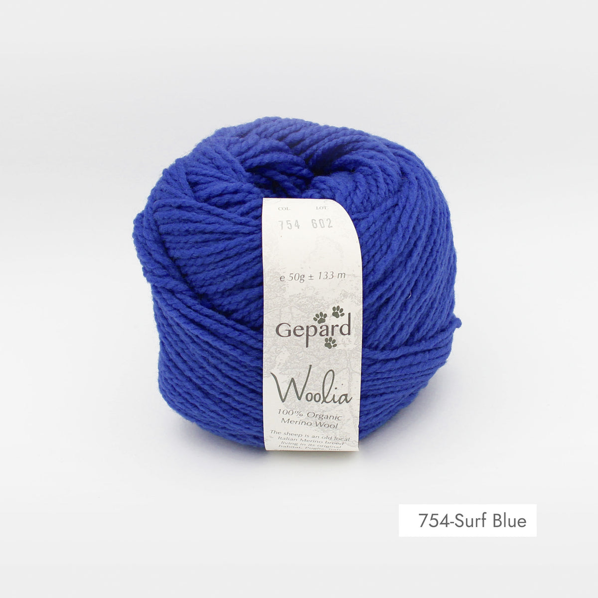 Pelote de Woolia de Gepard Garn coloris 754 Surf Blue