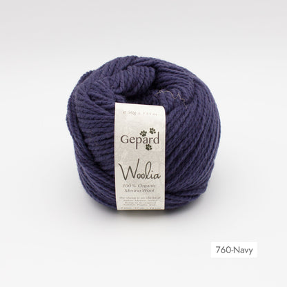 Pelote de Woolia de Gepard Garn coloris 760 Navy
