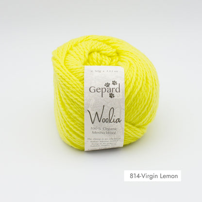 Pelote de Woolia de Gepard Garn coloris 814 Virgin Lemon