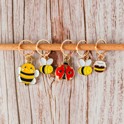 Set d'anneaux marqueurs Hello Kim, modèle 29 Bee Happy (fixes)