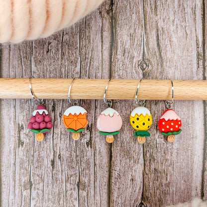 Set d'anneaux marqueurs Hello Kim, modèle 31 Bâtonnets Fruités (fixes)
