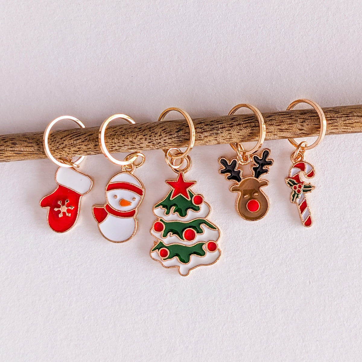 Set d'anneaux marqueurs Hello Kim, modèle 41 Magie de Noël (fixes)