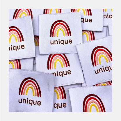 Etiquette à coudre de Home Couture, modèle Unique (70's vibes)