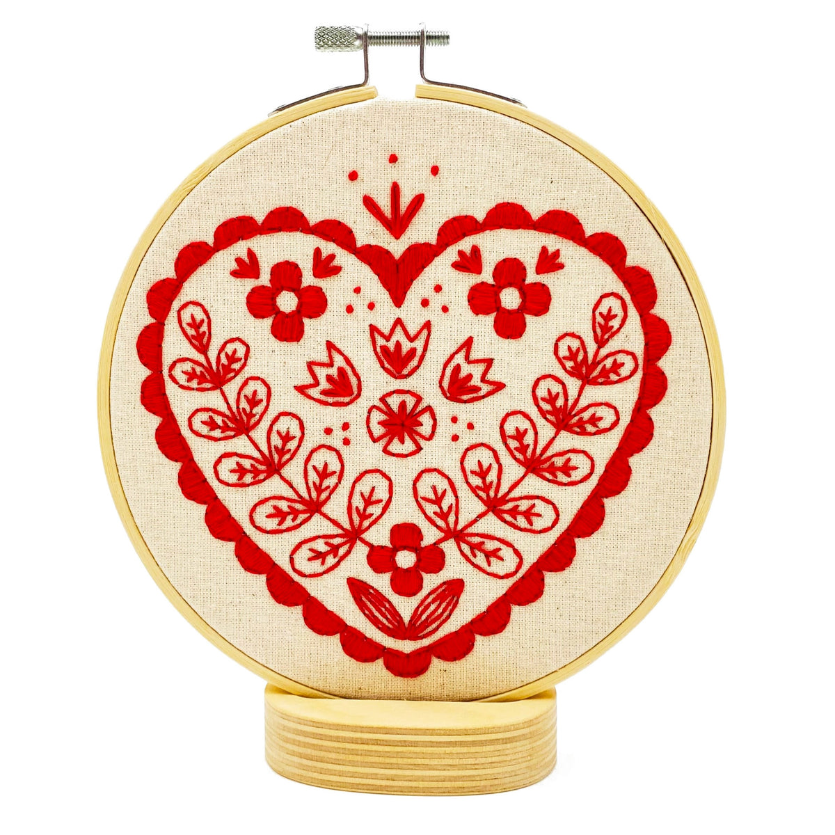 Kit de broderie Hook Line & Tinker, modèle Coeur Nordique