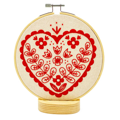 Kit de broderie Hook Line & Tinker, modèle Coeur Nordique