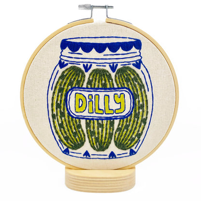 Kit de broderie Hook Line & Tinker, modèle Pickles