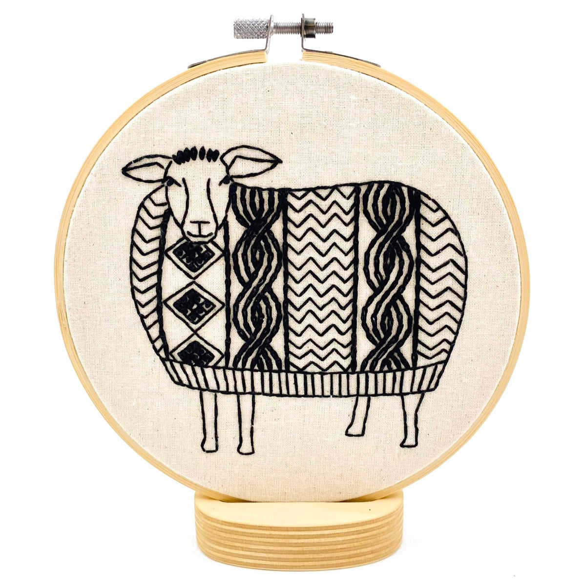 Kit de broderie Hook Line & Tinker, modèle   Mouton en Pull
