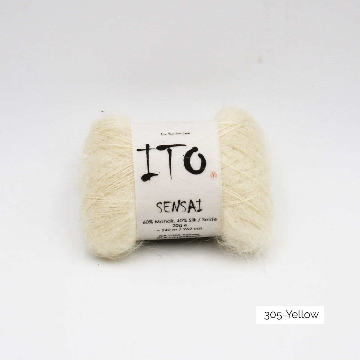 Pelote de Sensai de Ito, coloris 305 Yellow