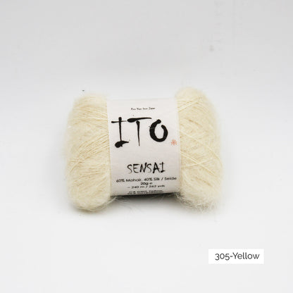 Pelote de Sensai de Ito, coloris 305 Yellow