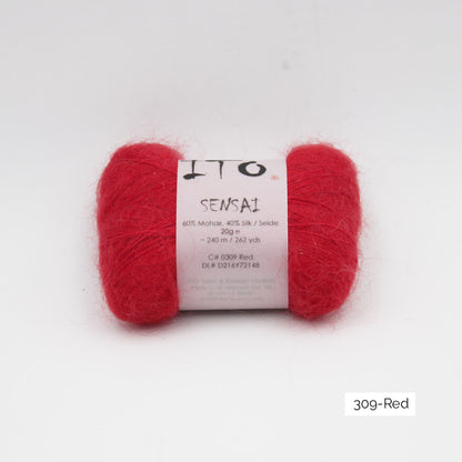 Pelote de Sensai de Ito, coloris 309 Red