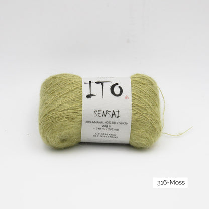 Pelote de Sensai de Ito, coloris 316 Moss