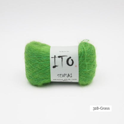 Pelote de Sensai de Ito, coloris 318 Grass