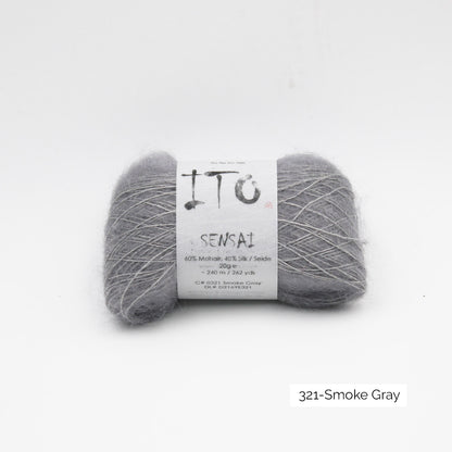 Pelote de Sensai de Ito, coloris 32& Smoke Gray