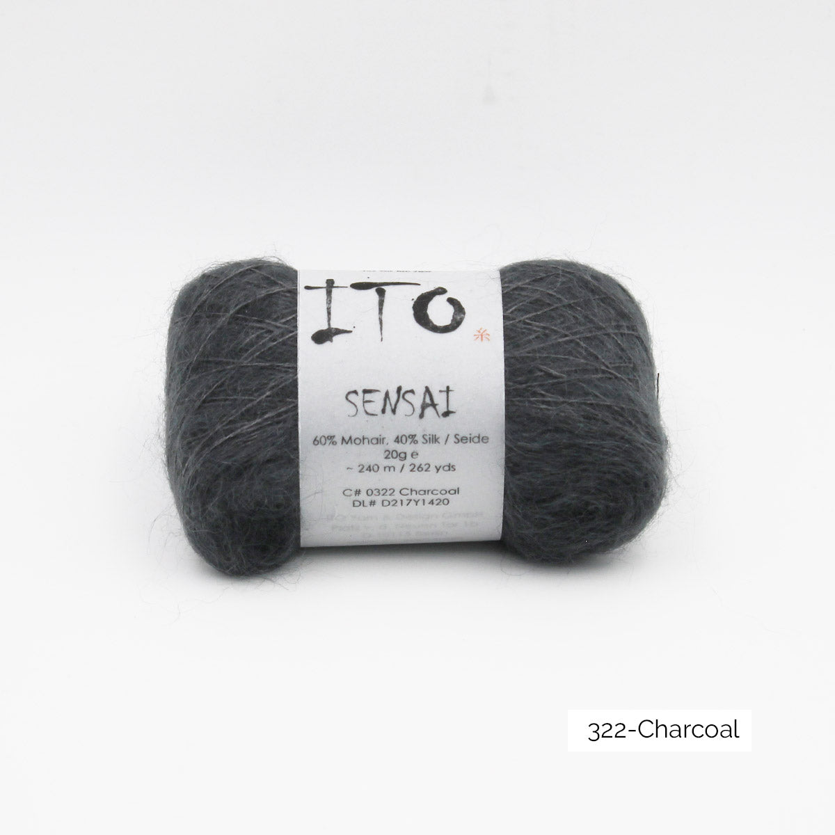 Pelote de Sensai de Ito, coloris 322 Charcoal