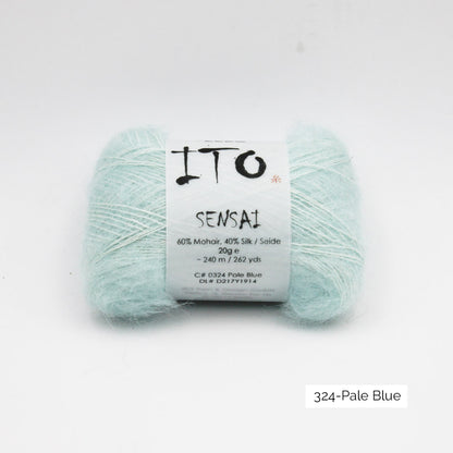 Pelote de Sensai de Ito, coloris 324 Pale Blue