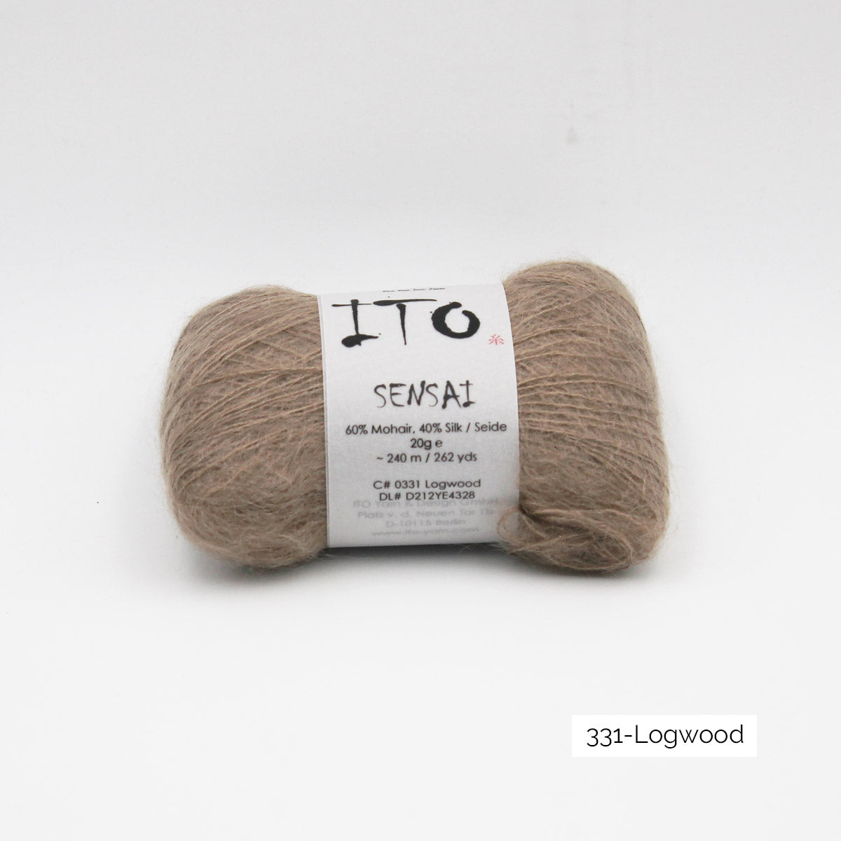 Pelote de Sensai de Ito, coloris 331 Logwood