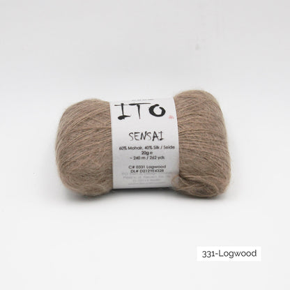 Pelote de Sensai de Ito, coloris 331 Logwood