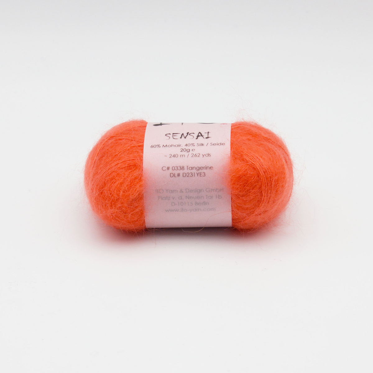Pelote de Sensai de Ito, coloris 338 Tangerine
