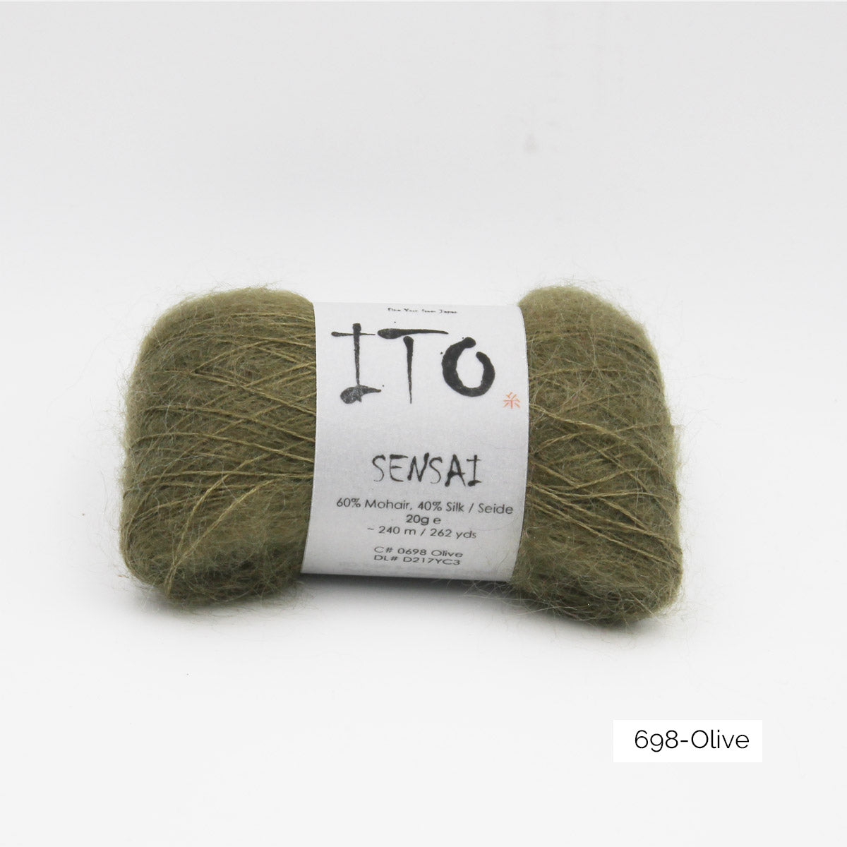 Pelote de Sensai de Ito, coloris 698 Olive