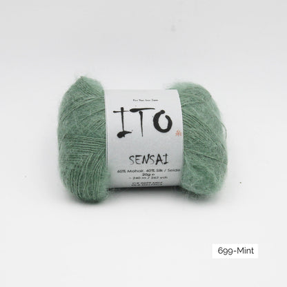 Pelote de Sensai de Ito, coloris 699 Mint