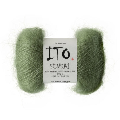 Pelote de Sensai de Ito, coloris 702 Green