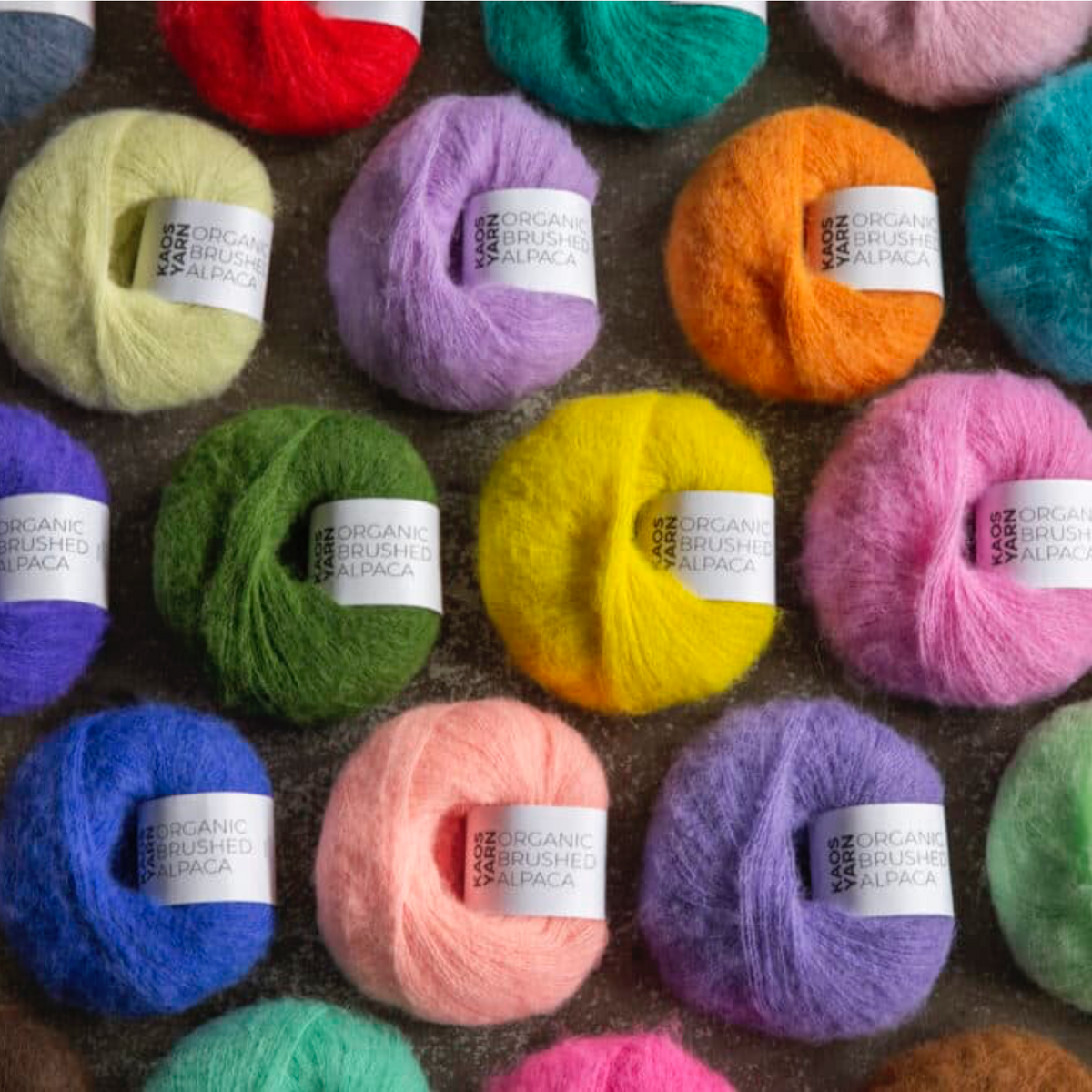 Halo Brushed Alpaca (Organic) - Kaos Yarn