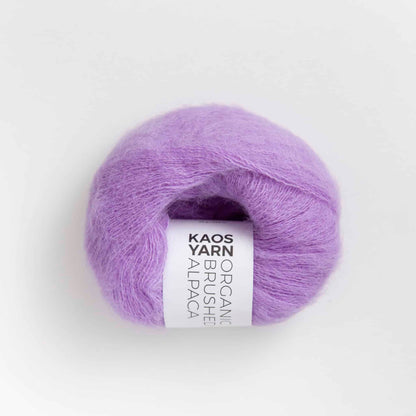 Pelote de Halo Brushed Alpaga de Kaos Yarn, coloris 2051 Spiritual
