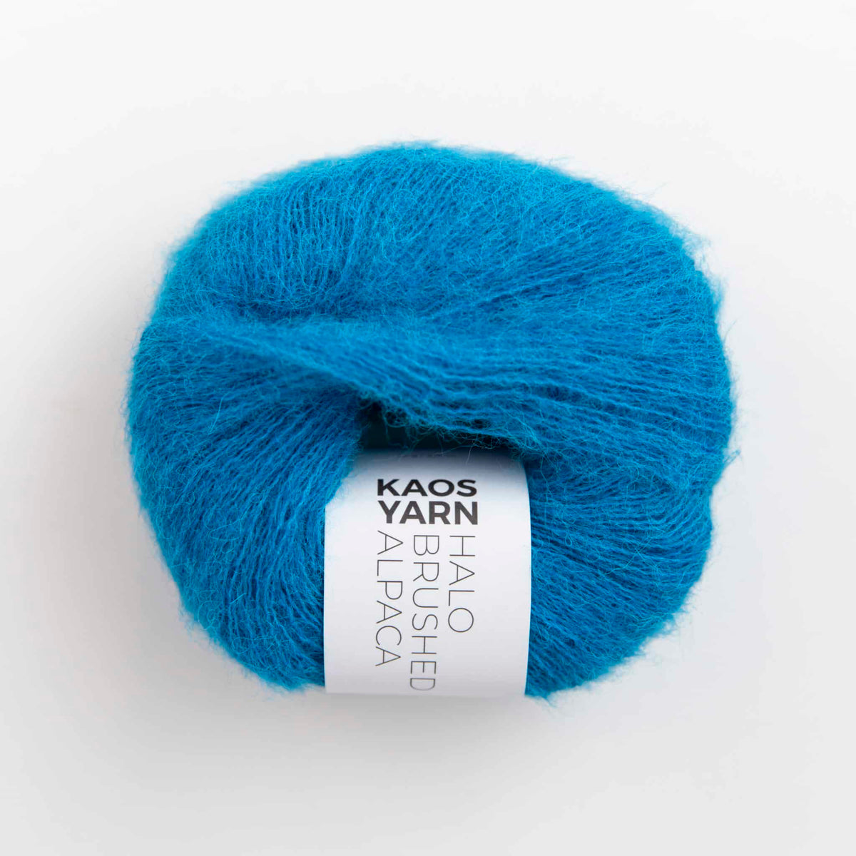 Pelote de Halo Brushed Alpaga de Kaos Yarn, coloris 2064 Savvy