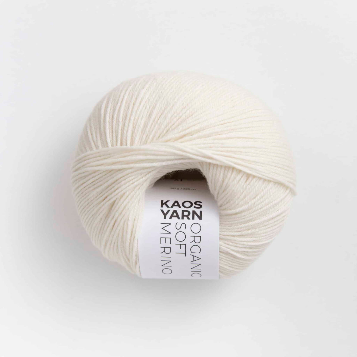 Pelote de Luxury Soft Merino de Kaos Yarn, coloris 1001 Natural