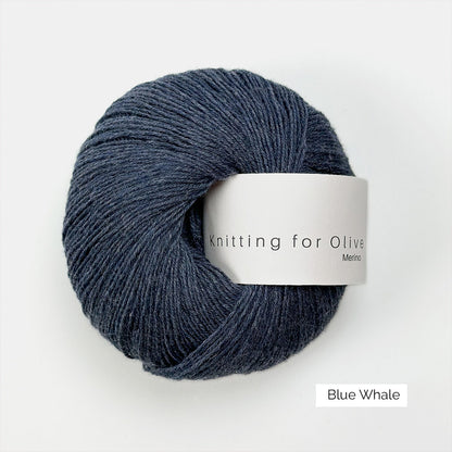 Pelote de Merino de Knitting for Olive (KFO) coloris Blue Whale