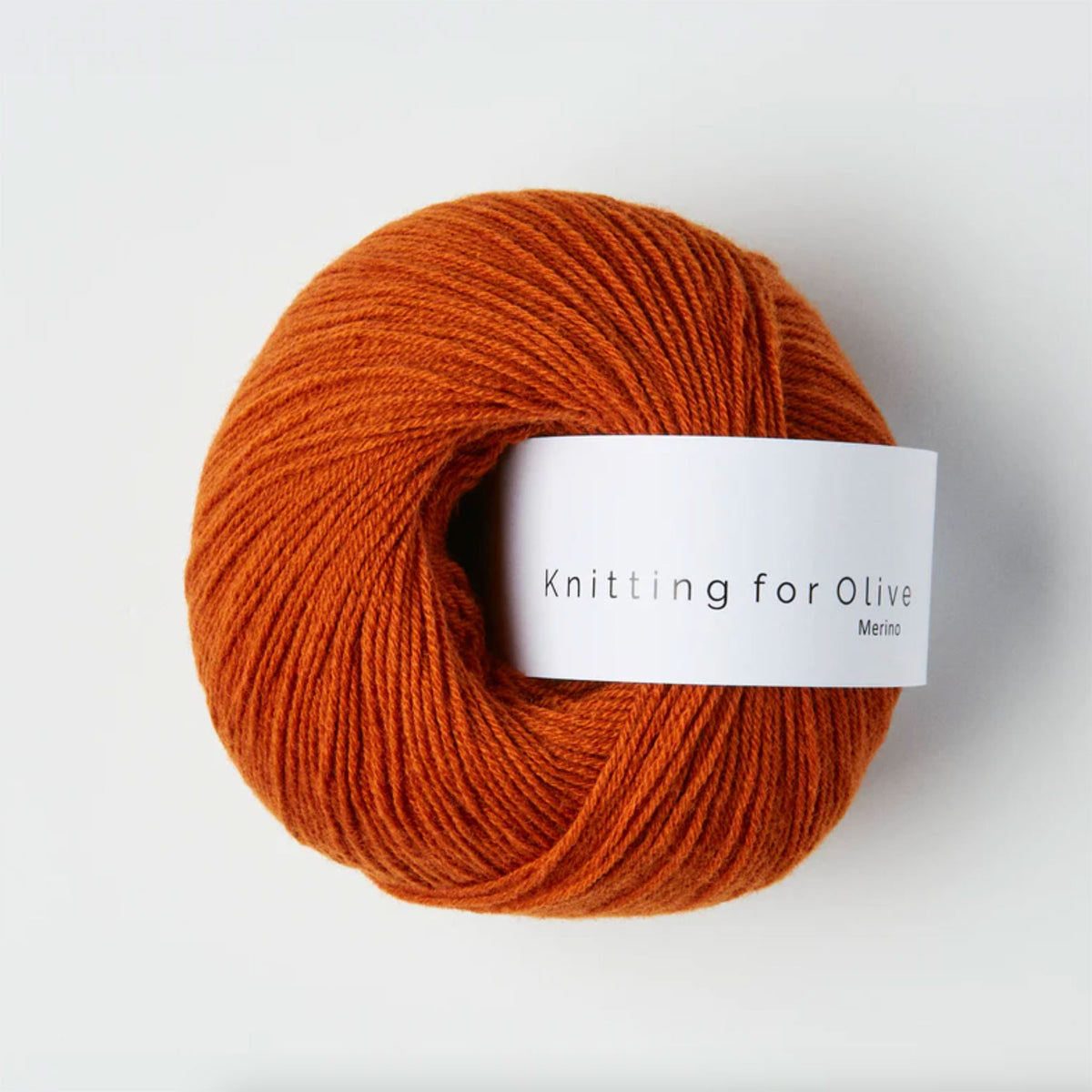 Pelote de Merino de Knitting for Olive (KFO) coloris Burnt Orange