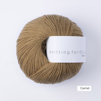 Pelote de Merino de Knitting for Olive (KFO) coloris Camel