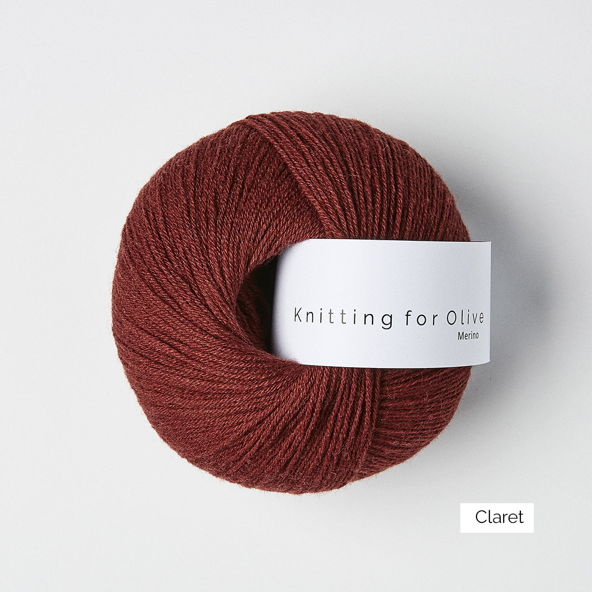 Pelote de Merino de Knitting for Olive (KFO) coloris Claret