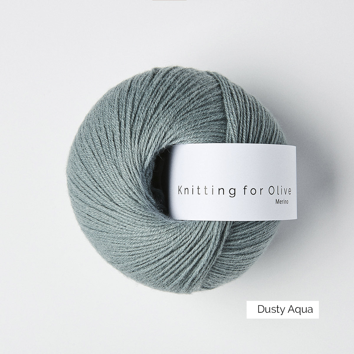 Pelote de Merino de Knitting for Olive (KFO) coloris Dusty Aqua