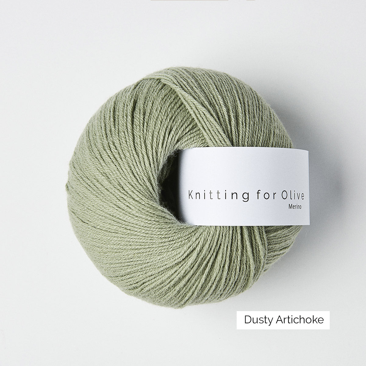 Pelote de Merino de Knitting for Olive (KFO) coloris Dusty Artichoke