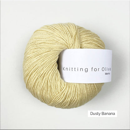 Pelote de Merino de Knitting for Olive (KFO) coloris Dusty Banana
