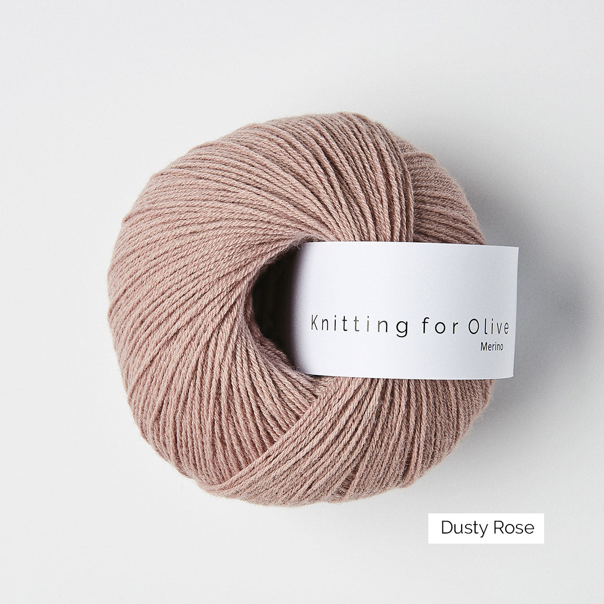 Pelote de Merino de Knitting for Olive (KFO) coloris Dusty Rose