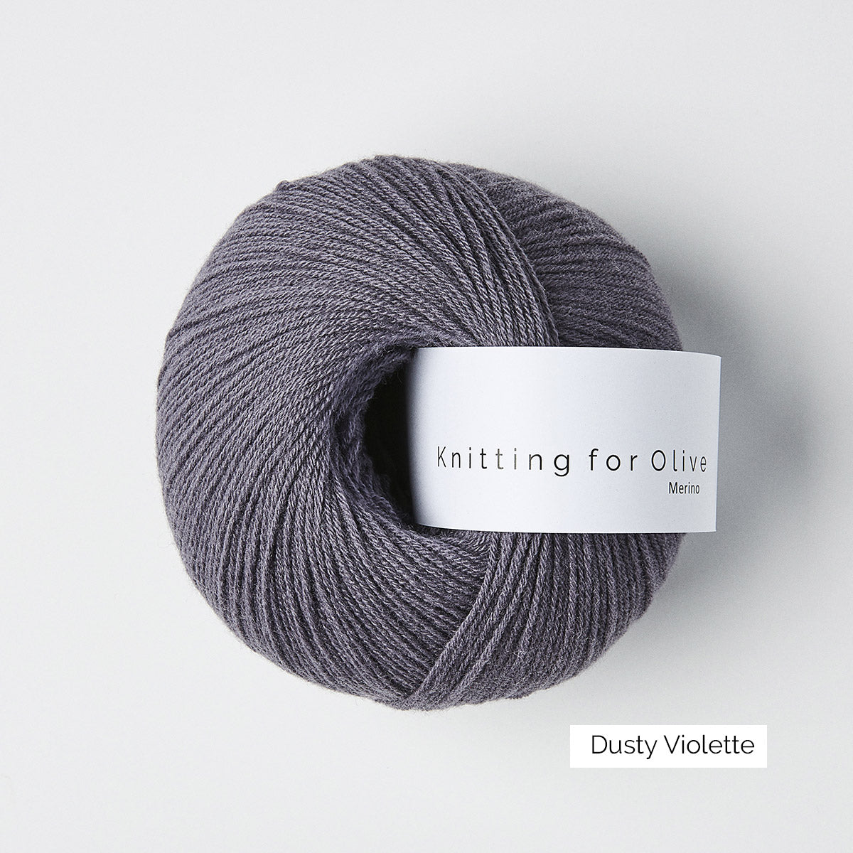 Pelote de Merino de Knitting for Olive (KFO) coloris Dusty Violette