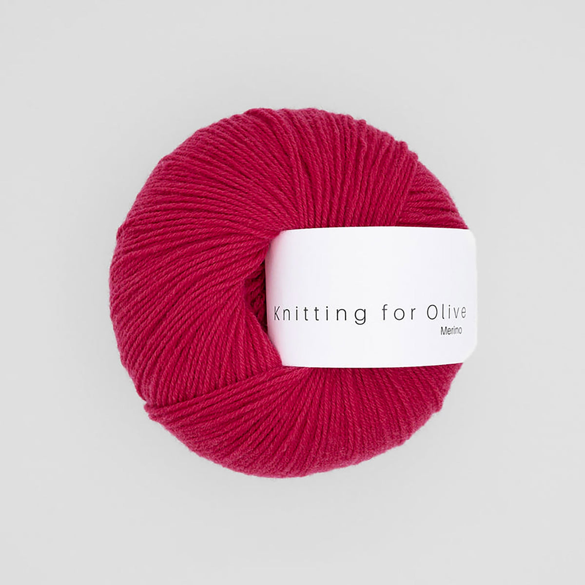 Pelote de Merino de Knitting for Olive (KFO) coloris Raspberry Red