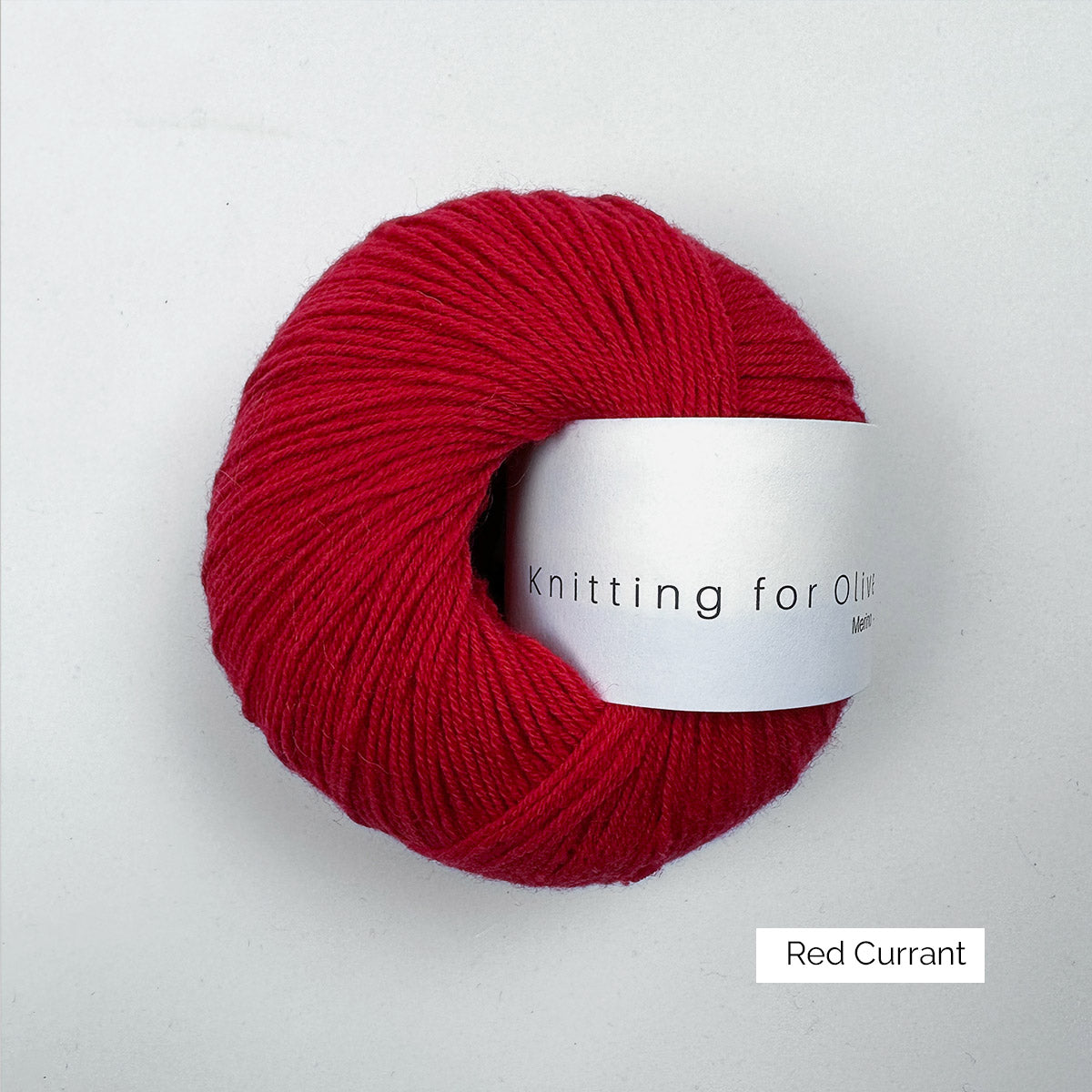 Pelote de Merino de Knitting for Olive (KFO) coloris Red Currant