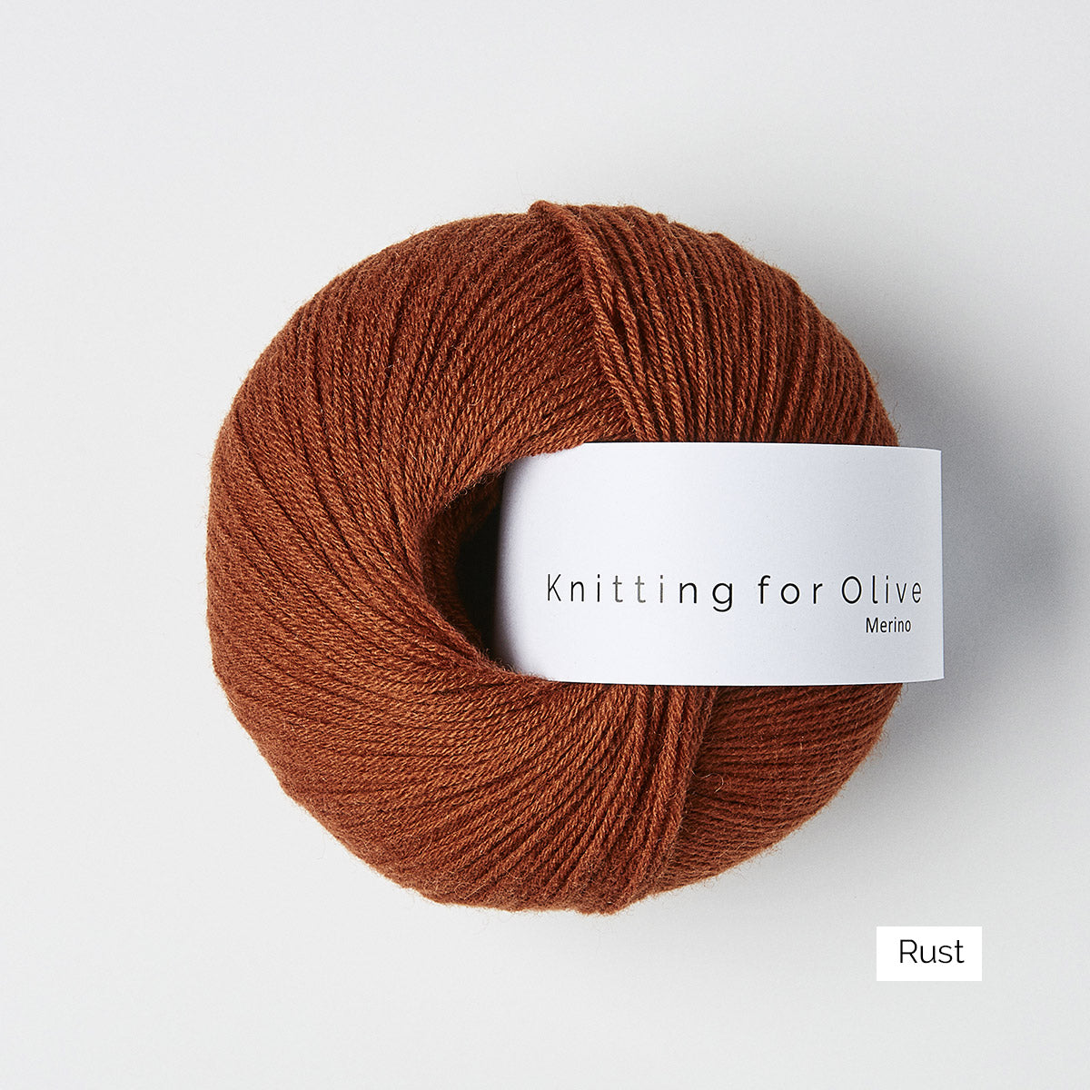 Pelote de Merino de Knitting for Olive (KFO) coloris Rust