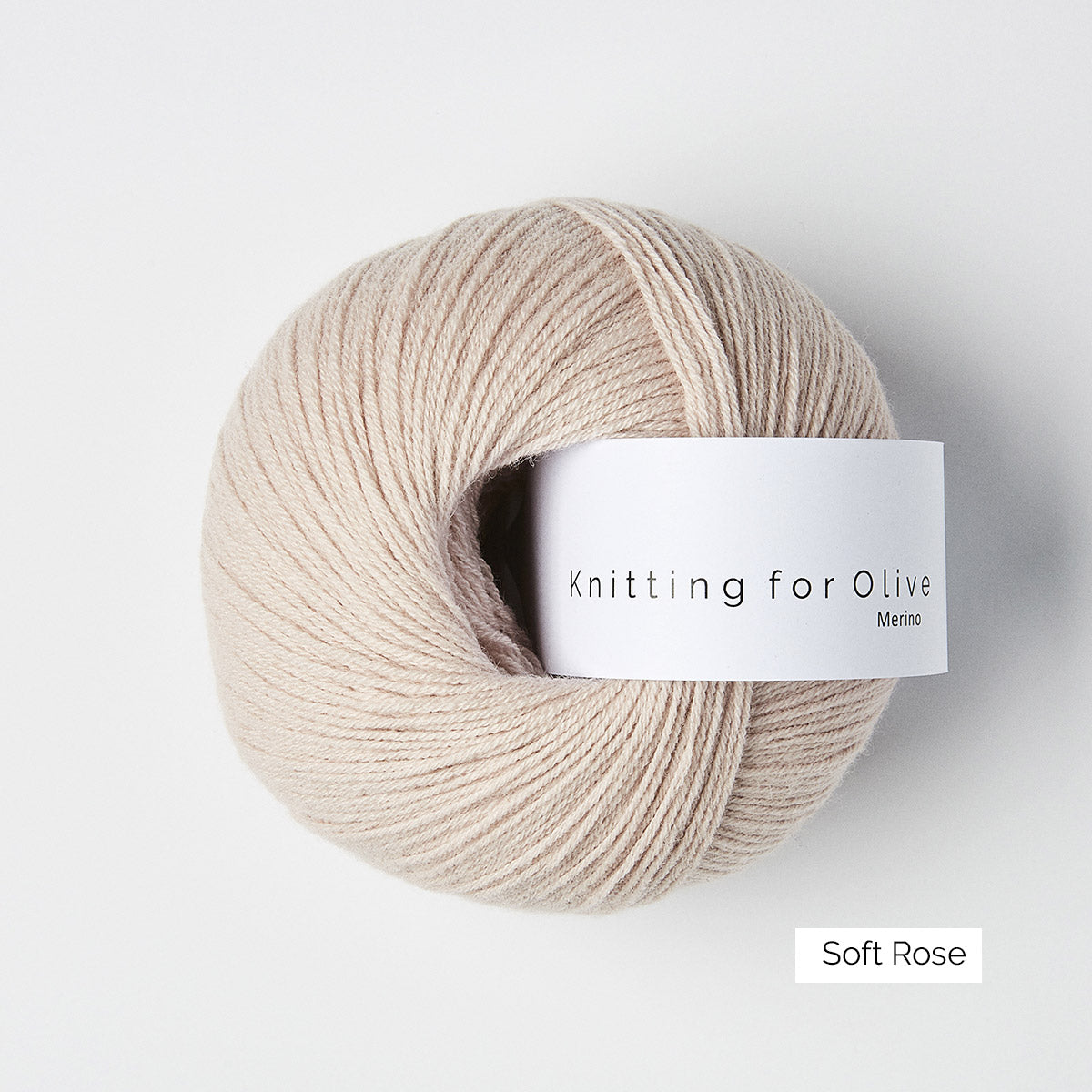 Pelote de Merino de Knitting for Olive (KFO) coloris Soft Rose