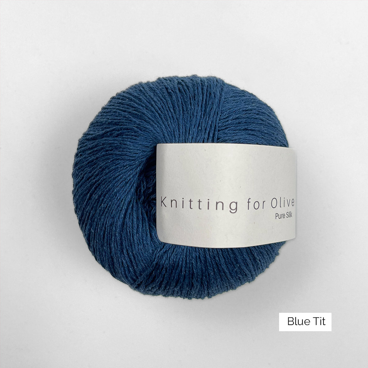 Pelote de Pure Silk de Knitting for Olive (KFO) coloris Blue Tit