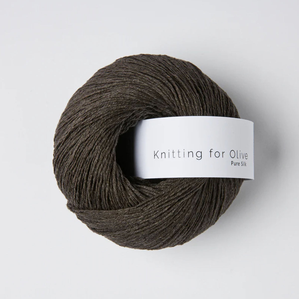 Pelote de Pure Silk de Knitting for Olive (KFO) coloris Brown Bear