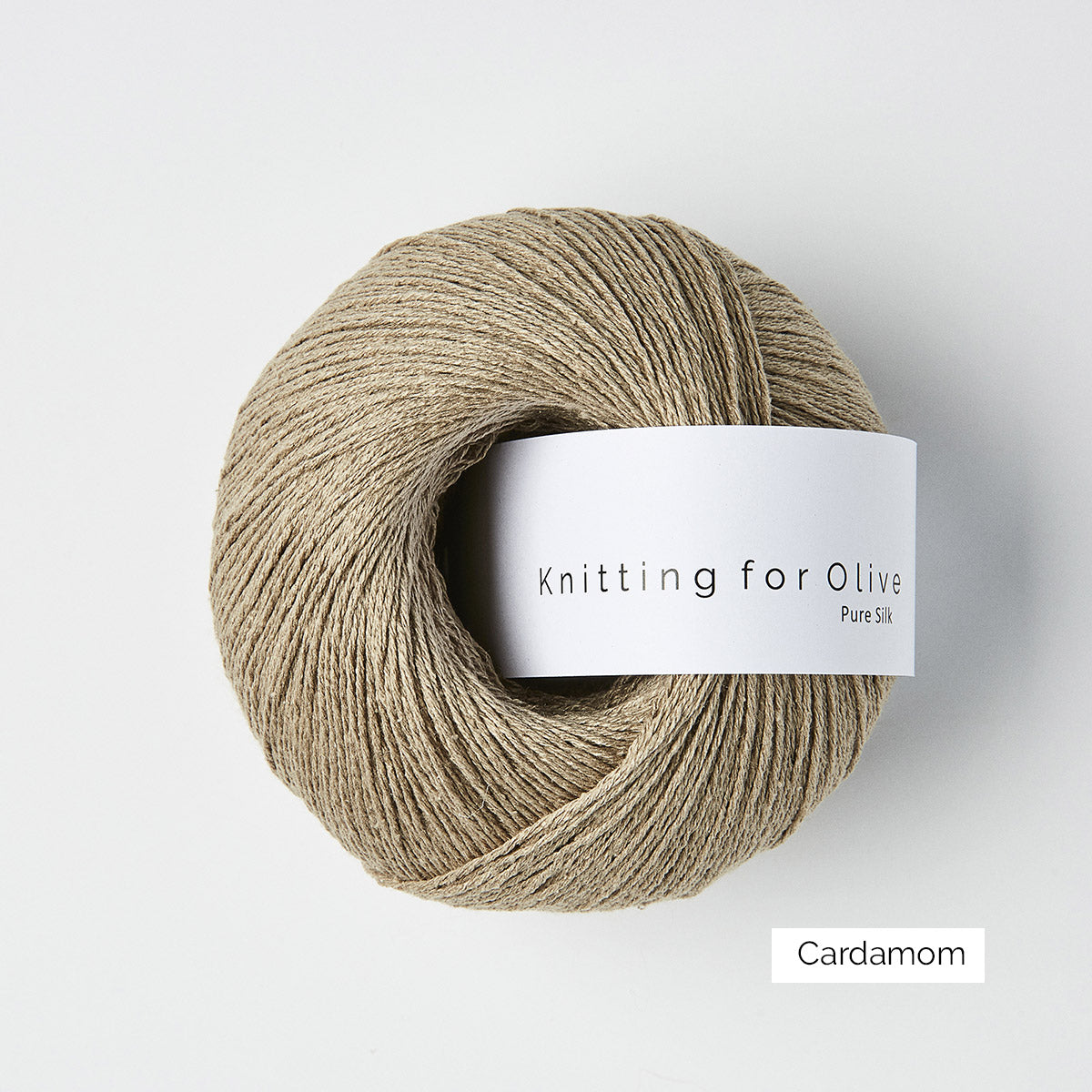 Pelote de Pure Silk de Knitting for Olive (KFO) coloris Cardamom