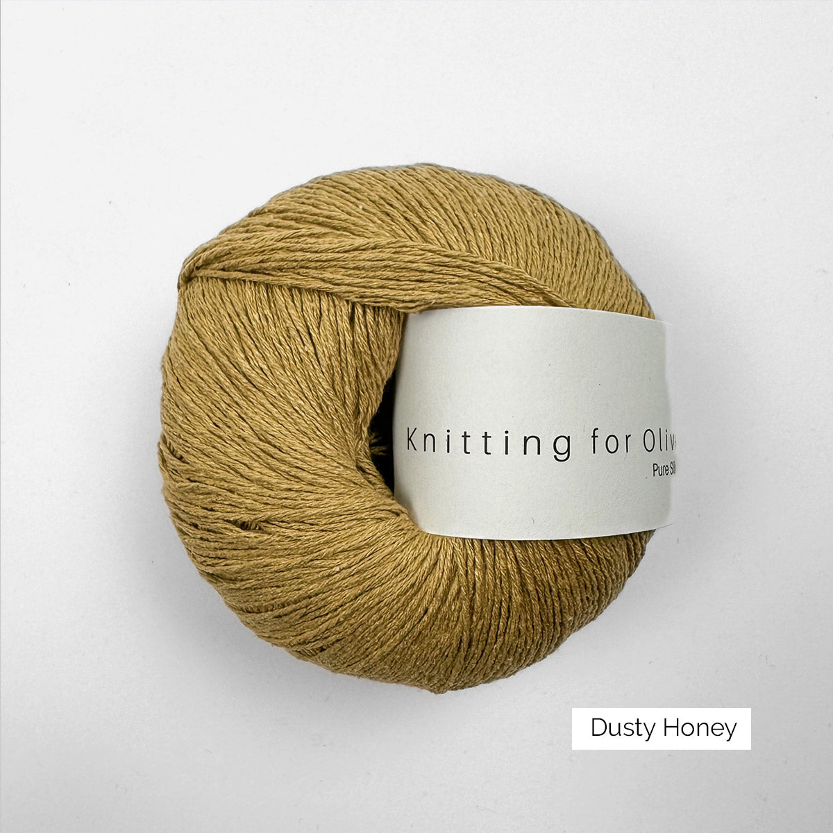 Pelote de Pure Silk de Knitting for Olive (KFO) coloris Dusty Honey