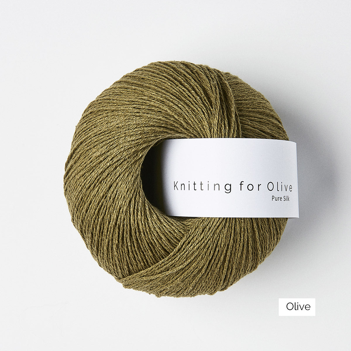 Pelote de Pure Silk de Knitting for Olive (KFO) coloris Olive