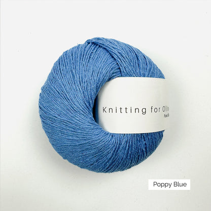 Pelote de Pure Silk de Knitting for Olive (KFO) coloris Poppy Blue